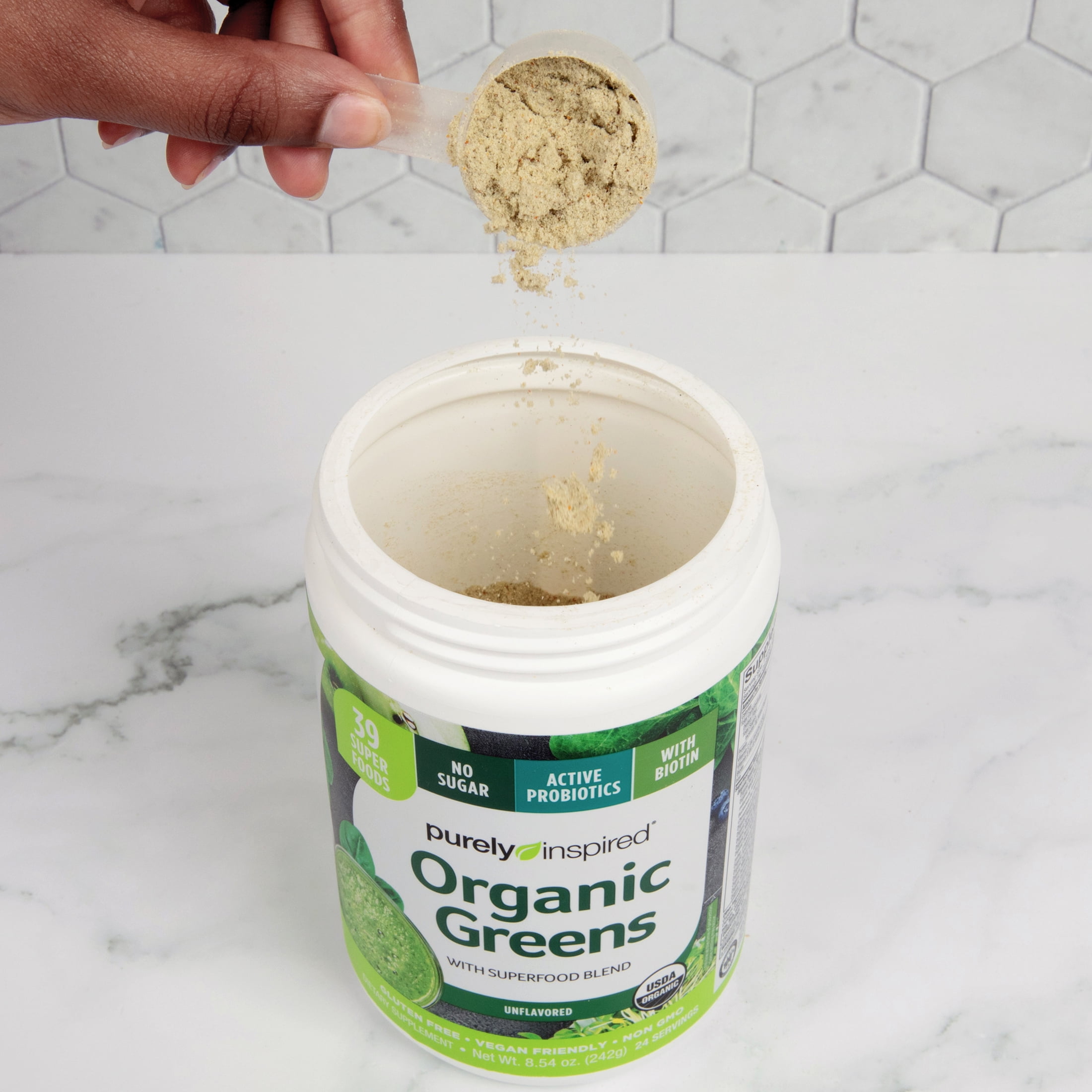 Organic Greens Powder Superfood Smoothie Mix