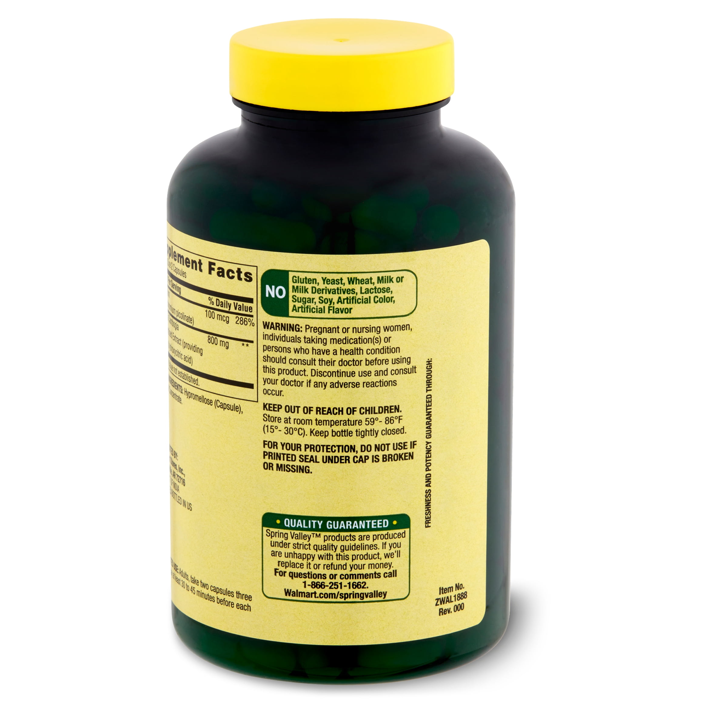 Spring Valley Garcinia Cambogia 800 mg, 180 Capsules