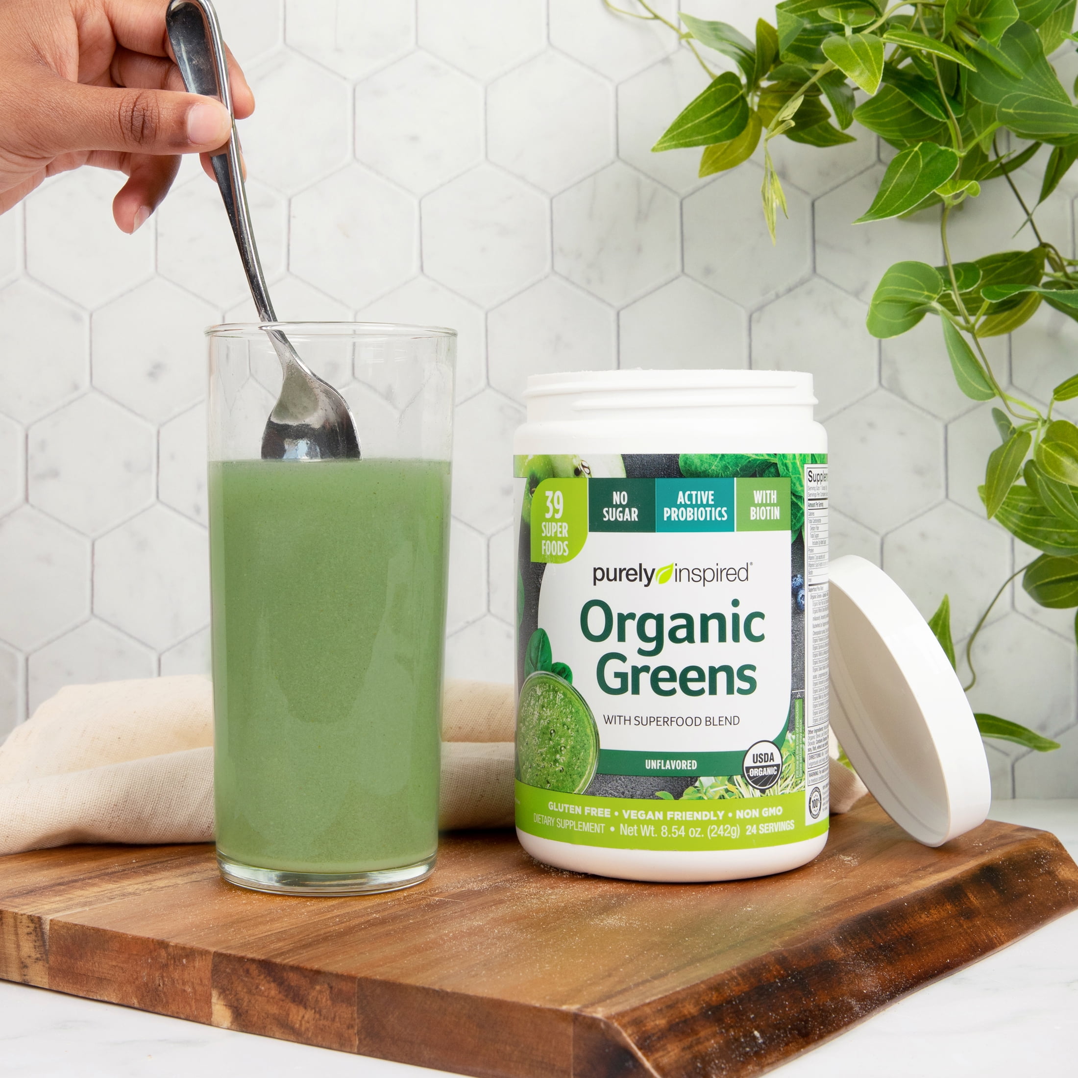 Organic Greens Powder Superfood Smoothie Mix