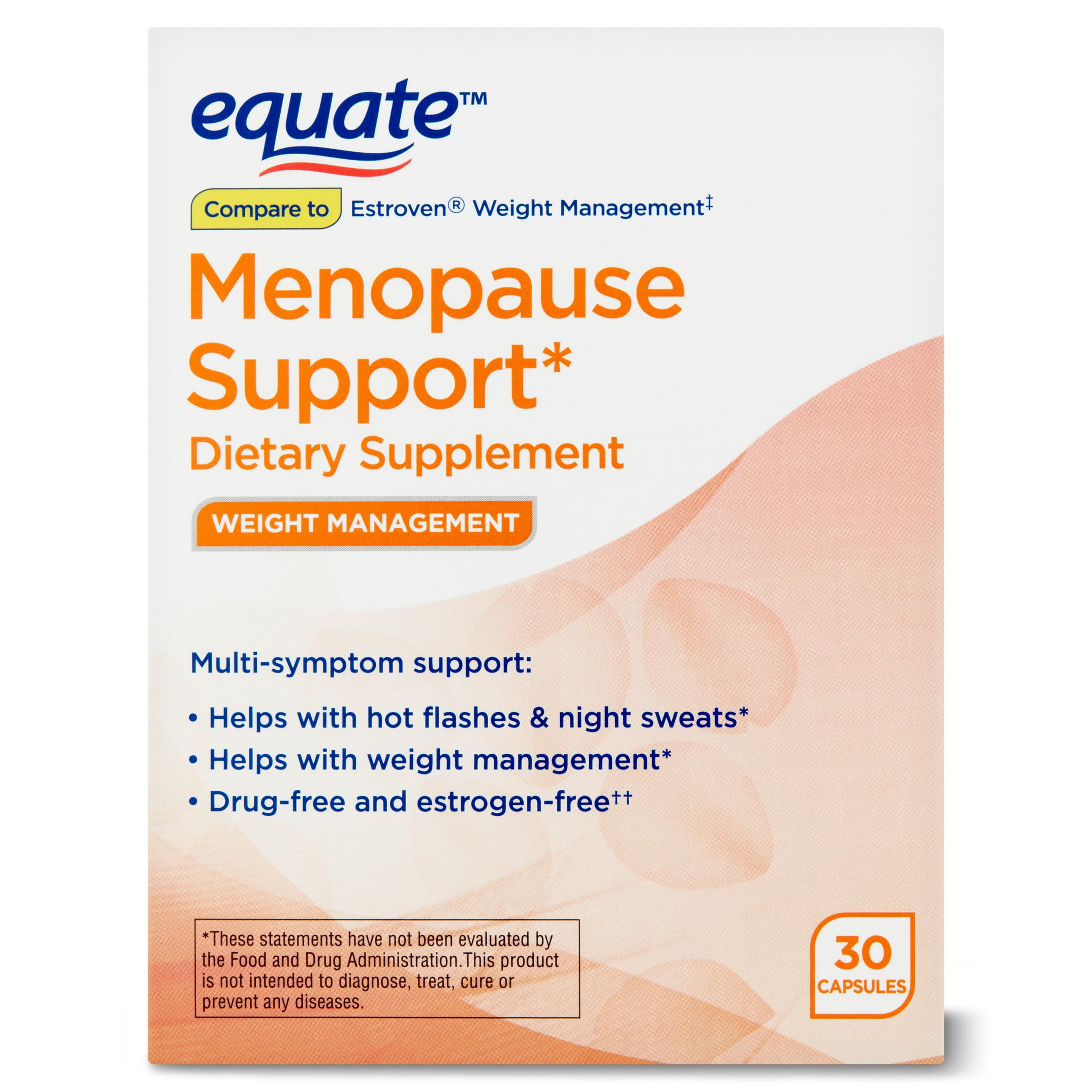 Equate Menopause Support for Weight Management, 30 Count