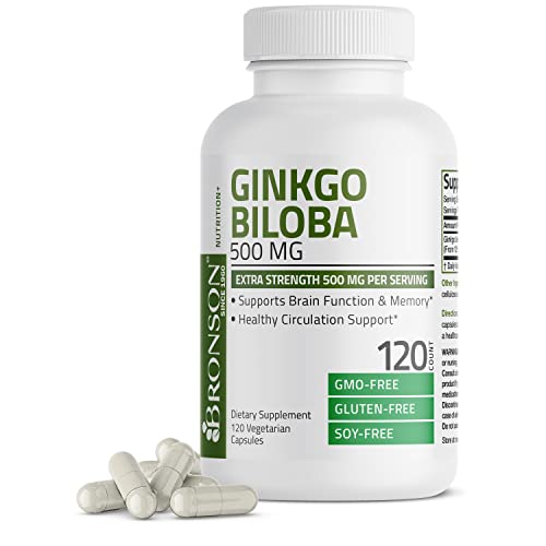 Bronson Ginkgo Biloba 500mg - Brain Function Support