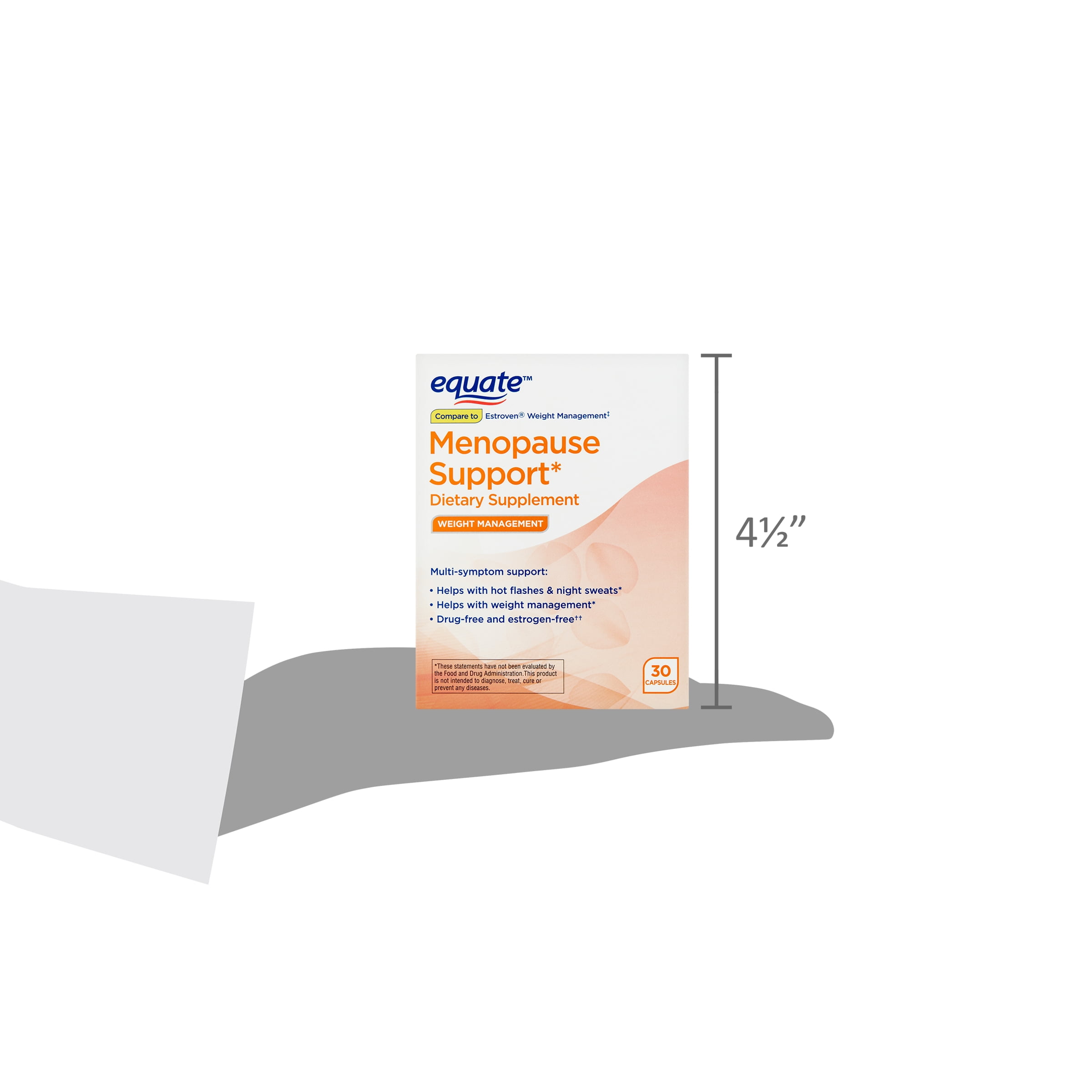 Equate Menopause Support for Weight Management, 30 Count