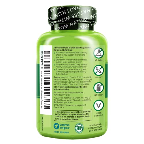 Naturelo Brain Blend Supplement for Memory and Focus