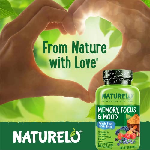 Naturelo Brain Blend Supplement for Memory and Focus