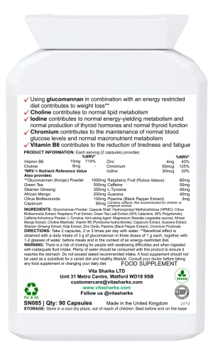 VitaDiet Slim Thermogenic Fat Burner and Appetite Control