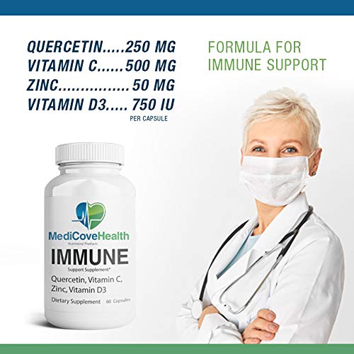 Immune Support with Quercetin, Vitamin C, Zinc