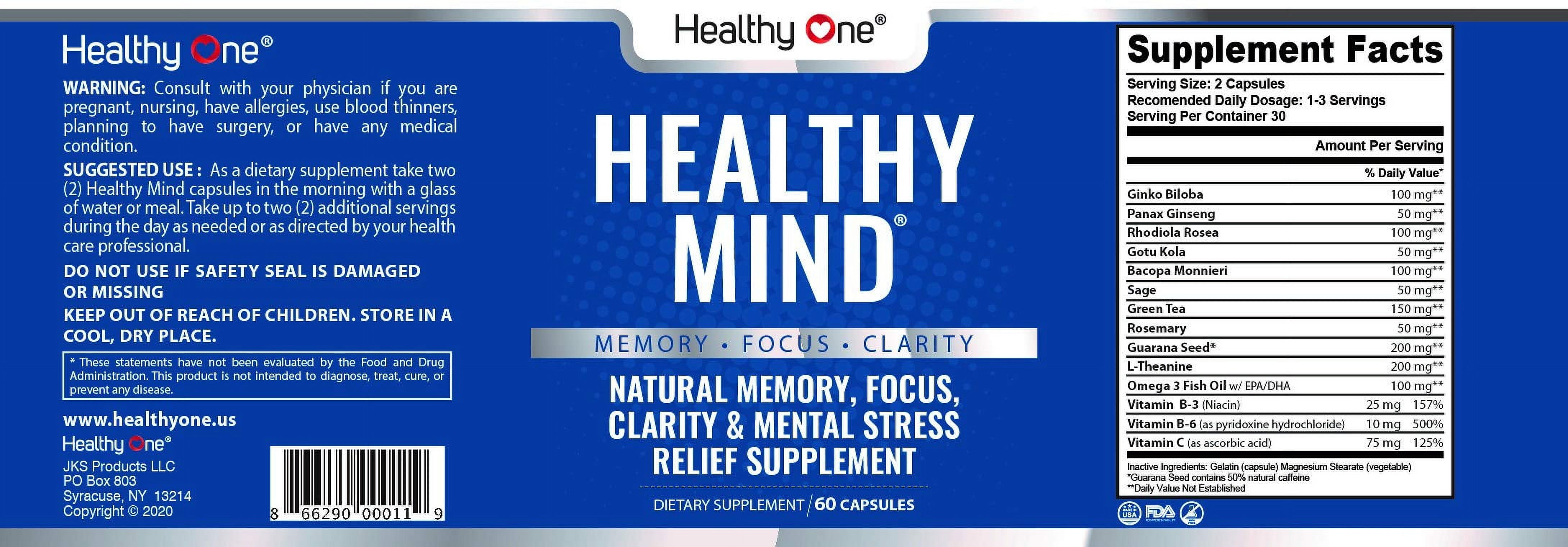 Brain Boosting Supplement for Focus and Clarity
