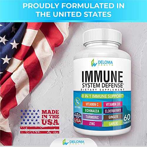 8-in-1 Immune Support with Vitamin C, D3 & Zinc