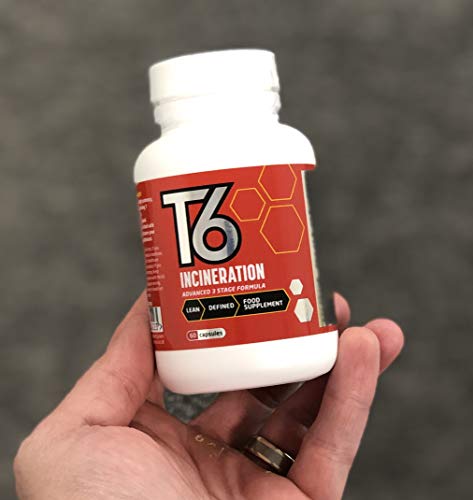 T6 Fat Burner Capsules for Weight Management, 60 Count