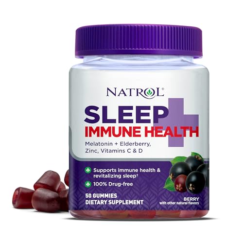 Natrol Sleep Gummies for Immune Health, Berry Flavor