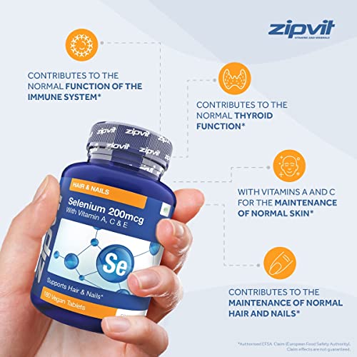 High Strength Selenium 200mcg with Vitamins ACE 180 Tablets