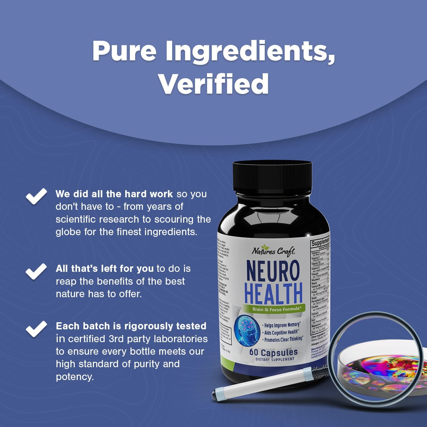 Brain Boosting Nootropic for Focus and Memory
