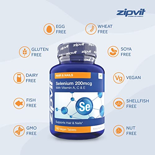 High Strength Selenium 200mcg with Vitamins ACE 180 Tablets