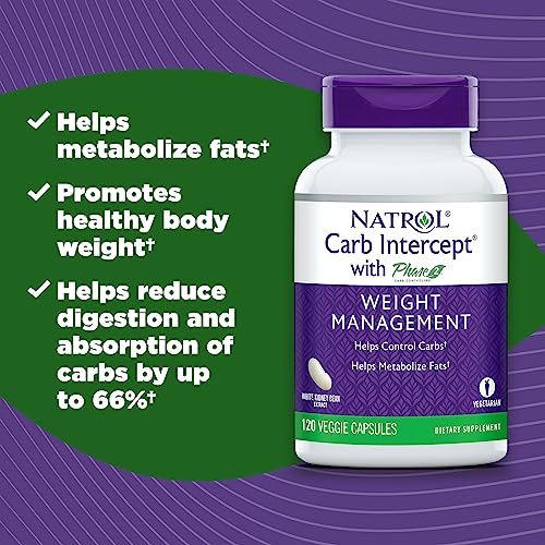 Natrol Carb Intercept Capsules with White Kidney Bean
