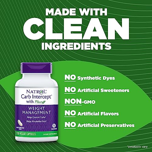 Natrol Carb Intercept Capsules with White Kidney Bean