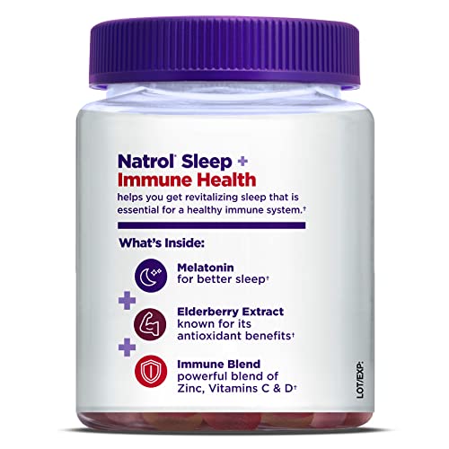 Natrol Sleep Gummies for Immune Health, Berry Flavor