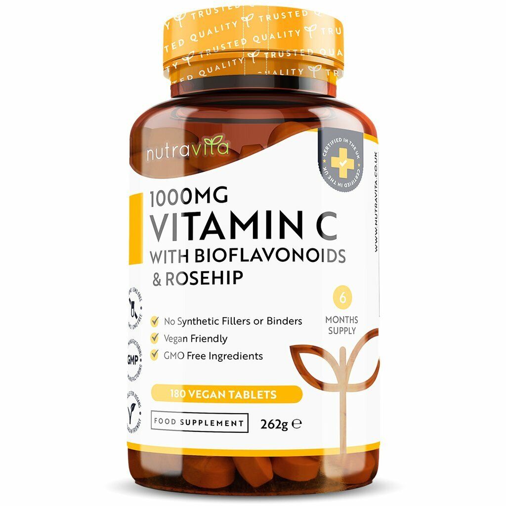 Immune Boost: Vitamin C with Bioflavonoids - 180 Tablets