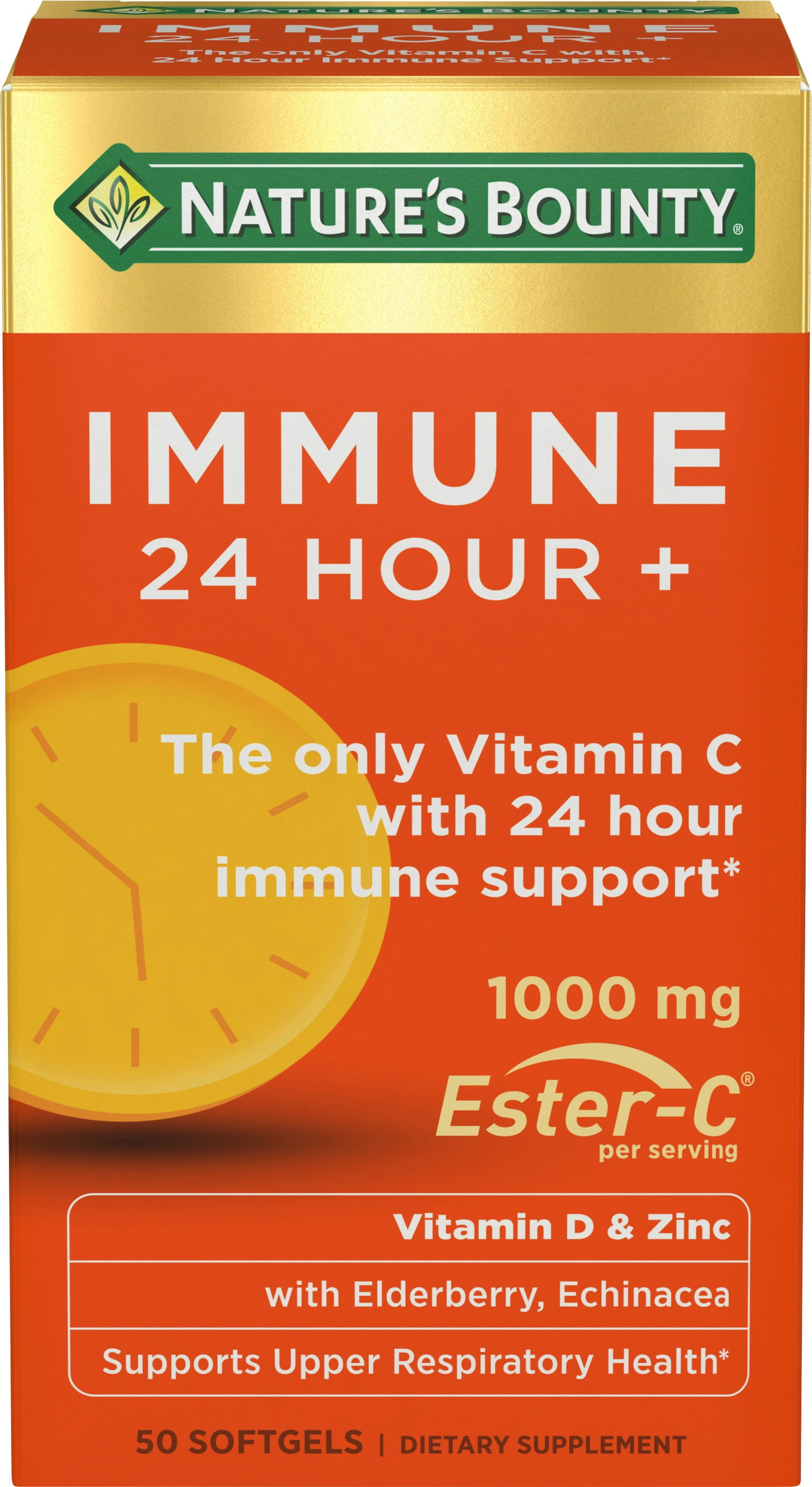 Nature's Bounty Immune Support with Vitamin C, D, Zinc