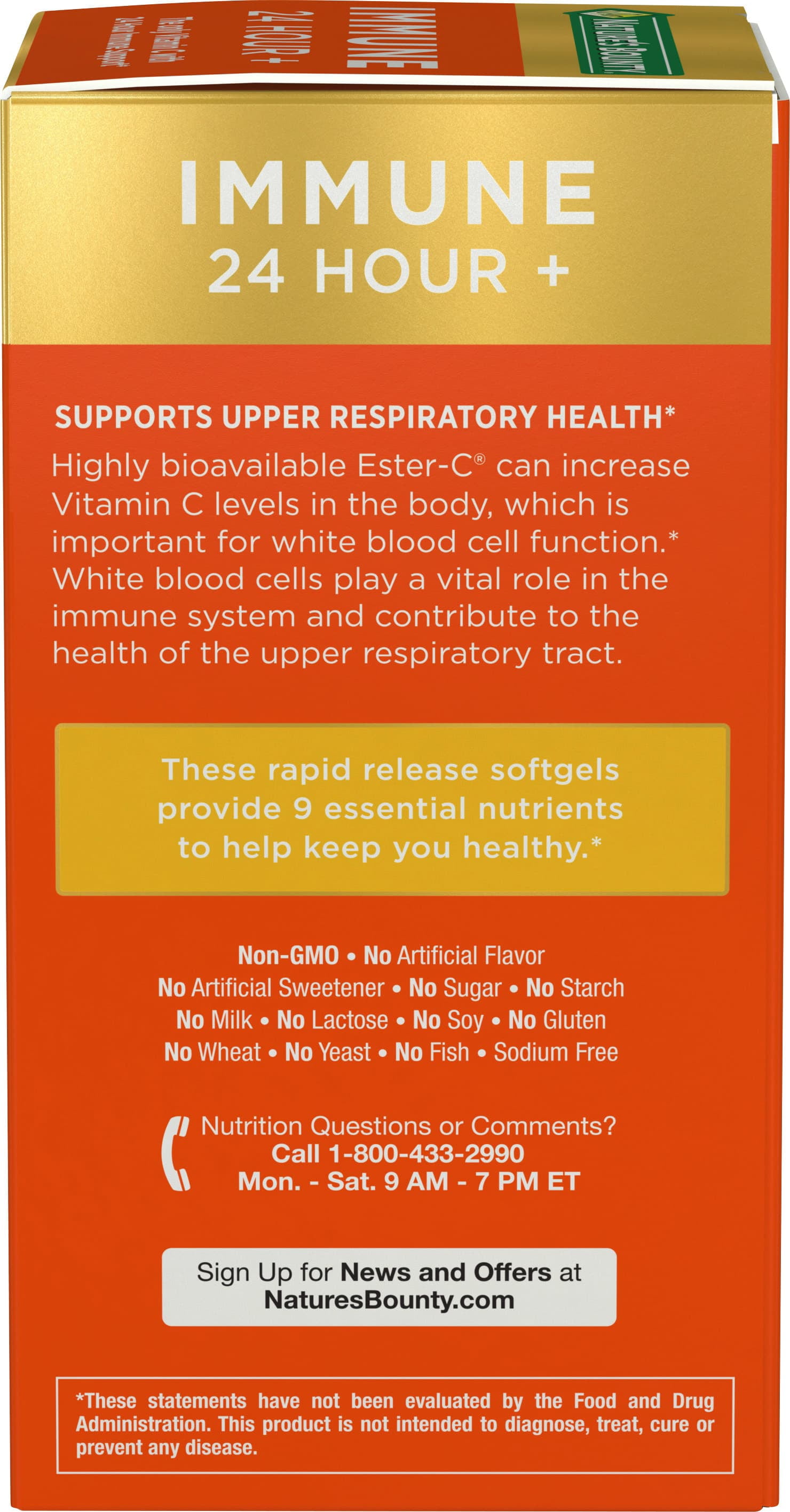 Nature's Bounty Immune Support with Vitamin C, D, Zinc