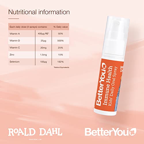 BetterYou Daily Immune Health Spray for Kids 25ml
