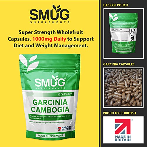 Garcinia Cambogia 1000mg - 60 Super Strength Capsules
