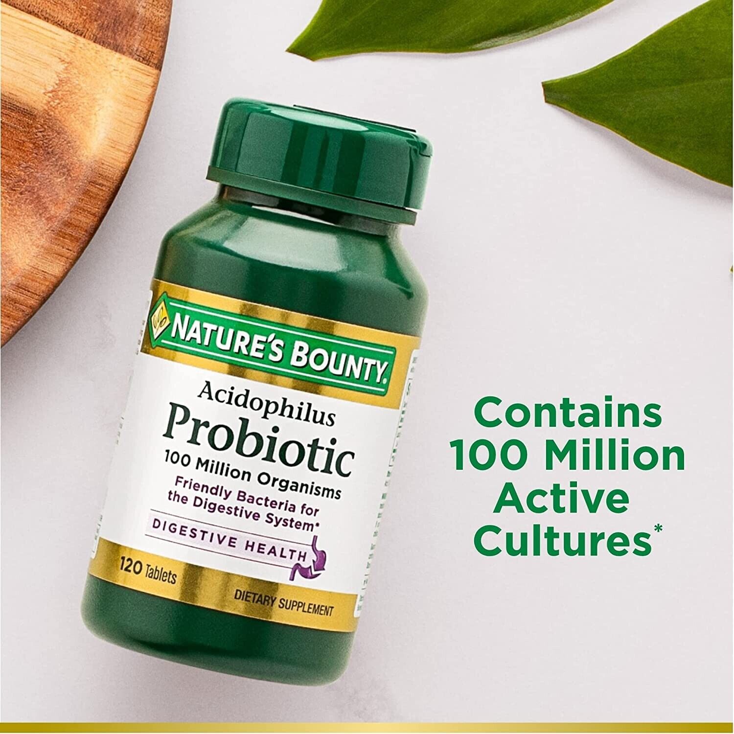 120 Tablets of Probiotics for Digestive and Immune Health