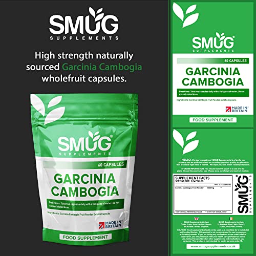 Garcinia Cambogia 1000mg - 60 Super Strength Capsules