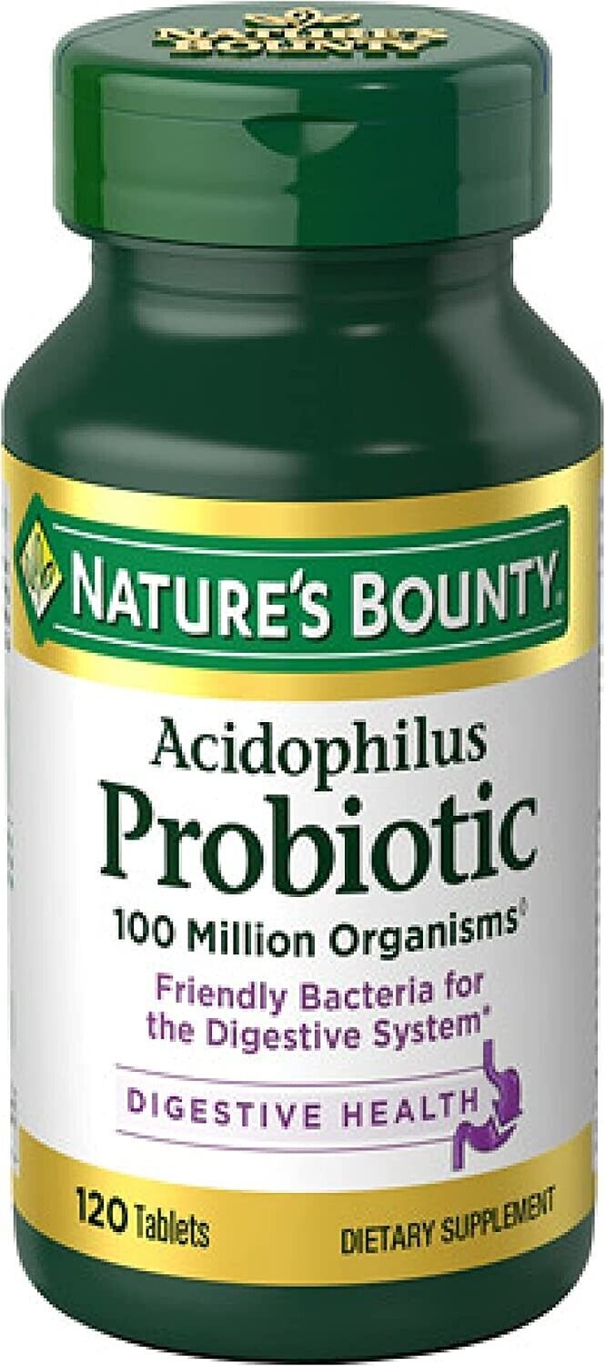 120 Tablets of Probiotics for Digestive and Immune Health