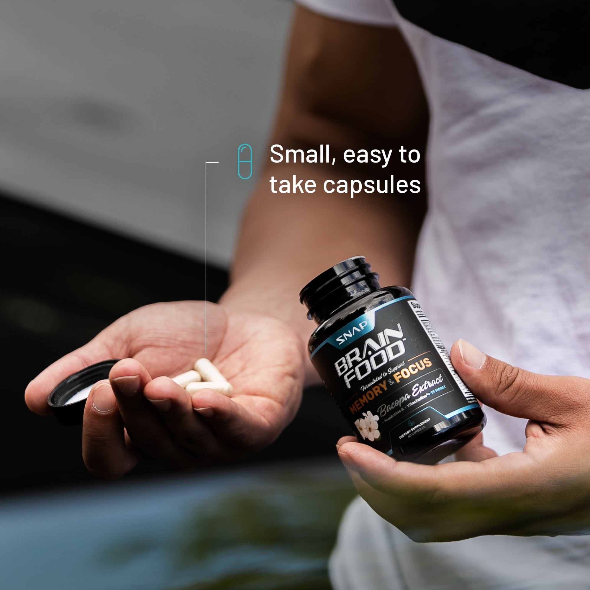 Snap Alpha Brain Memory & Focus Capsules 60ct