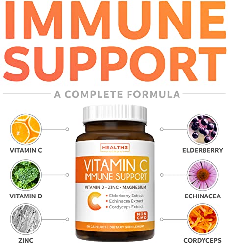 Vitamin C Immune Support with Elderberry & Zinc