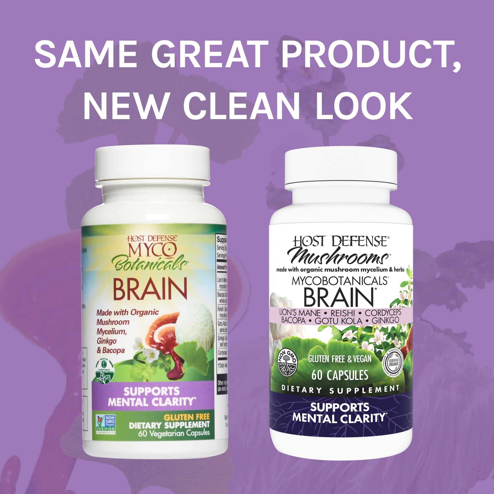 Host Defense Brain Capsules for Focus and Memory