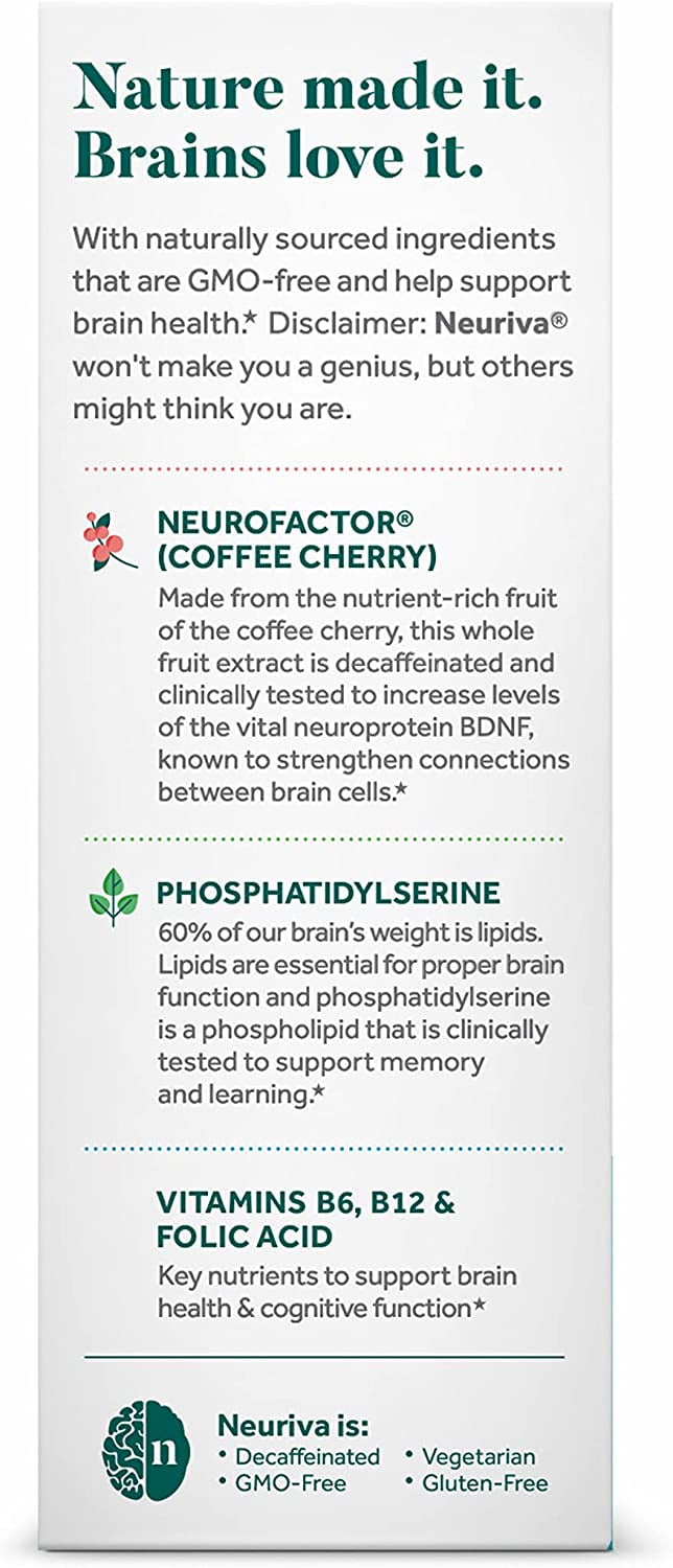 Neuriva Plus Brain Supplement for Memory & Focus