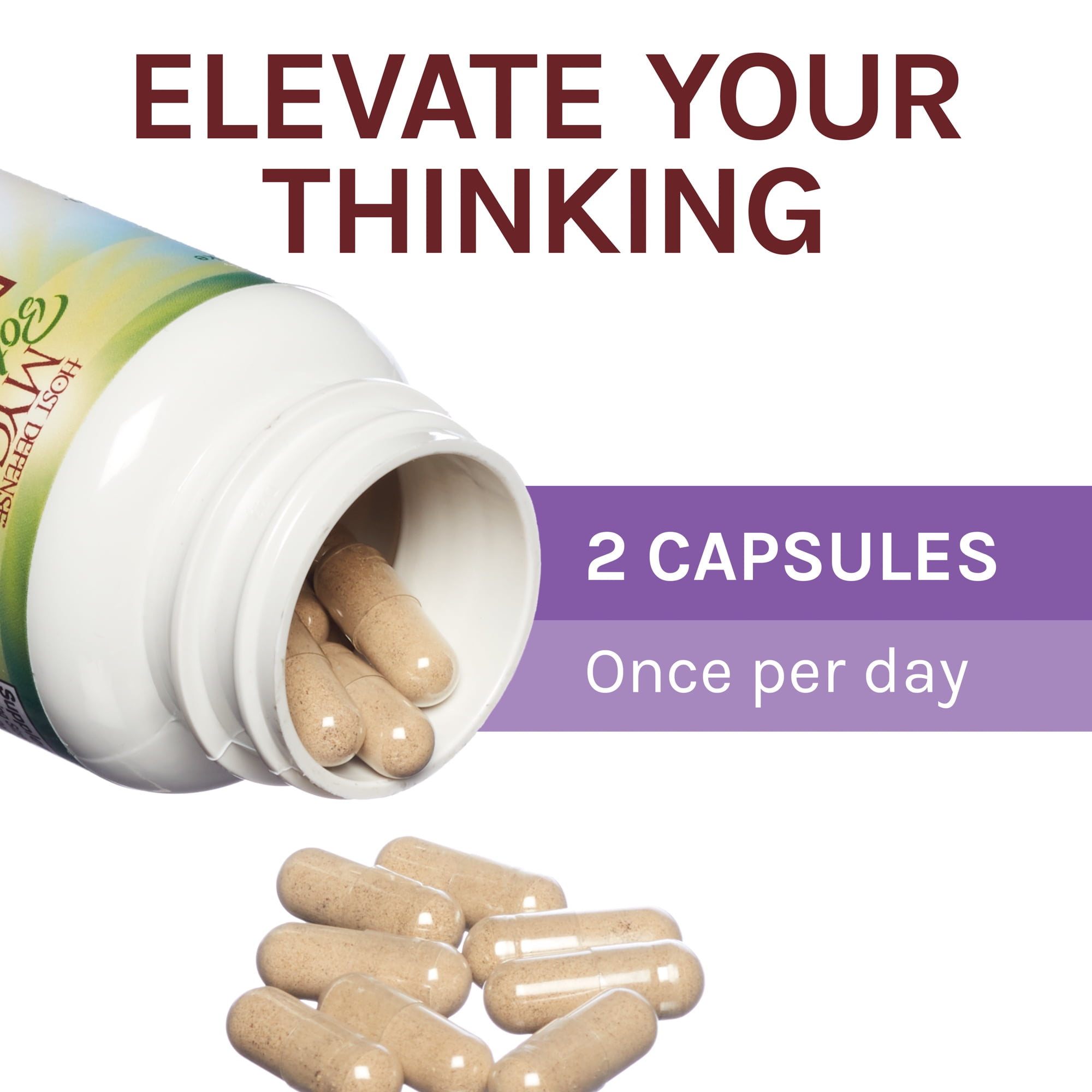 Host Defense Brain Capsules for Focus and Memory