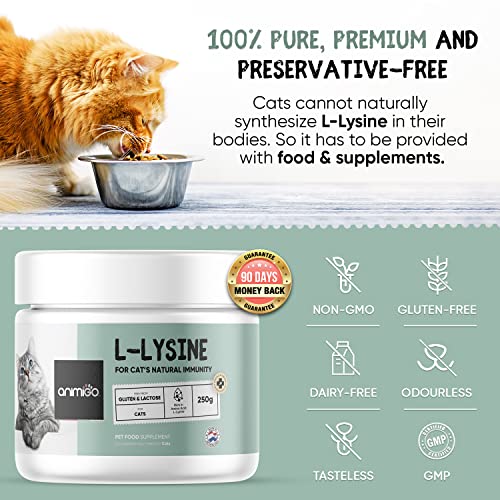 Animigo L-Lysine Powder for Cats - 250g