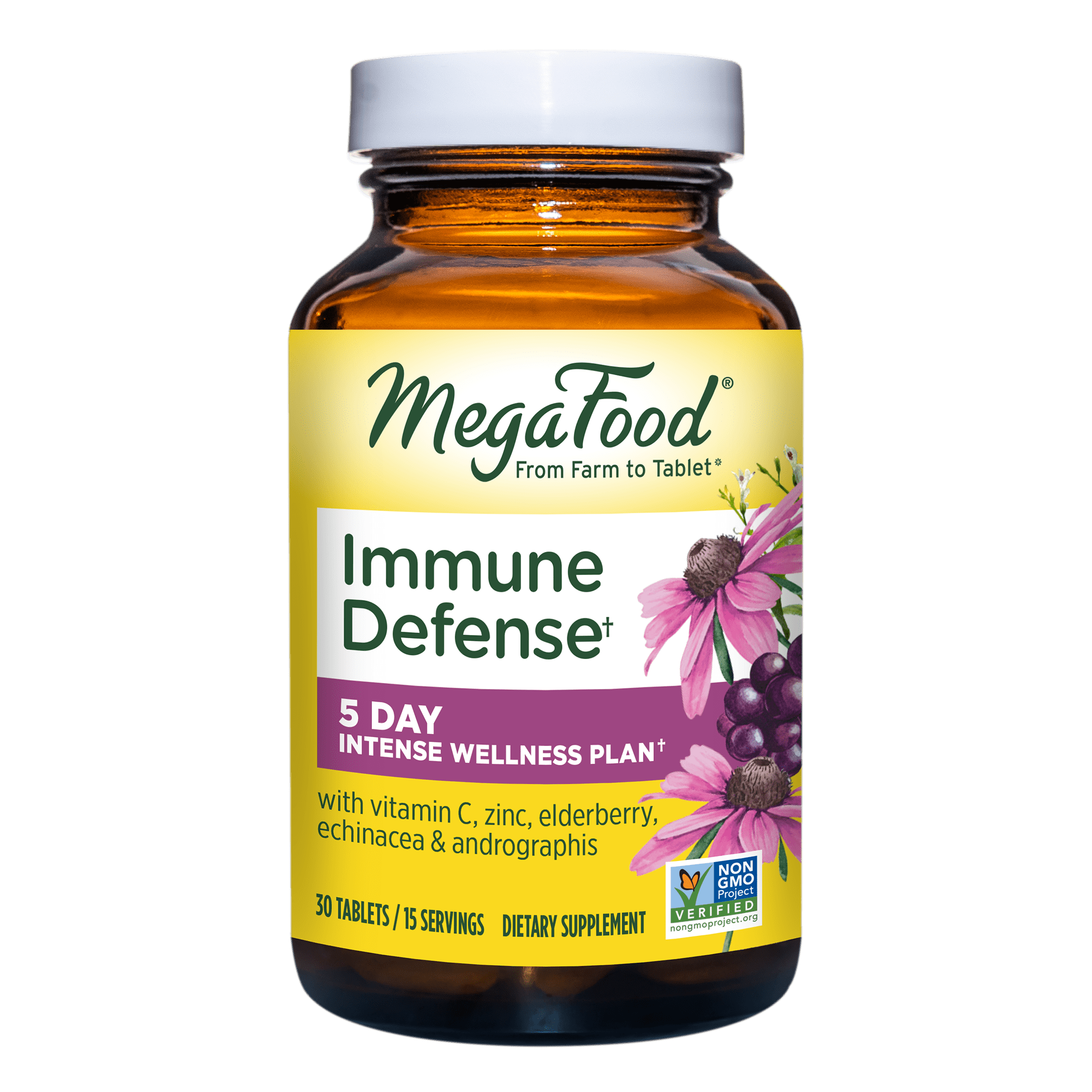 MegaFood Immune Defense - Vegan Wellness Tablets