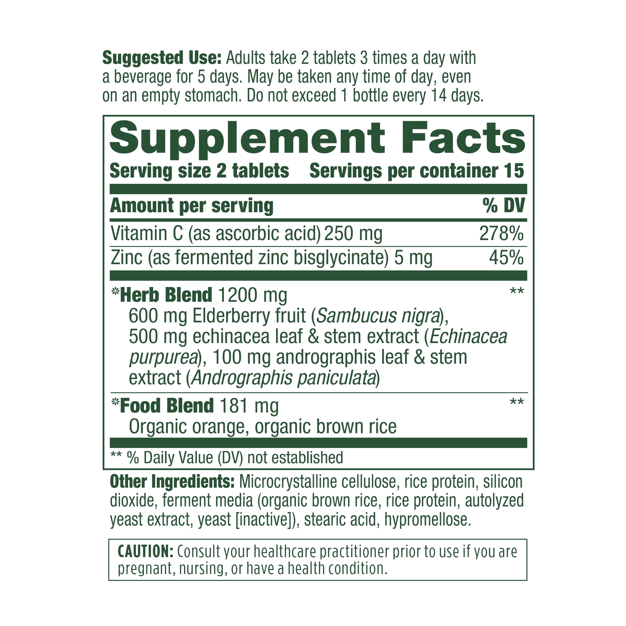 MegaFood Immune Defense - Vegan Wellness Tablets