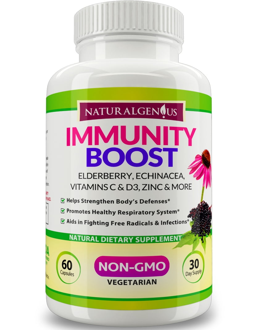 Immune Support Capsules with Elderberry & Echinacea