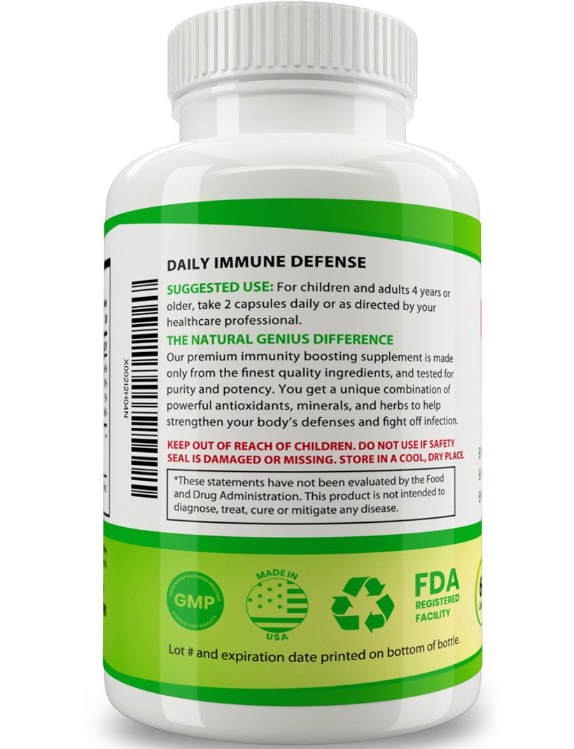 Immune Support Capsules with Elderberry & Echinacea