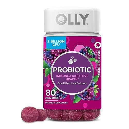 OLLY Berry Probiotic Gummies, 80 Count