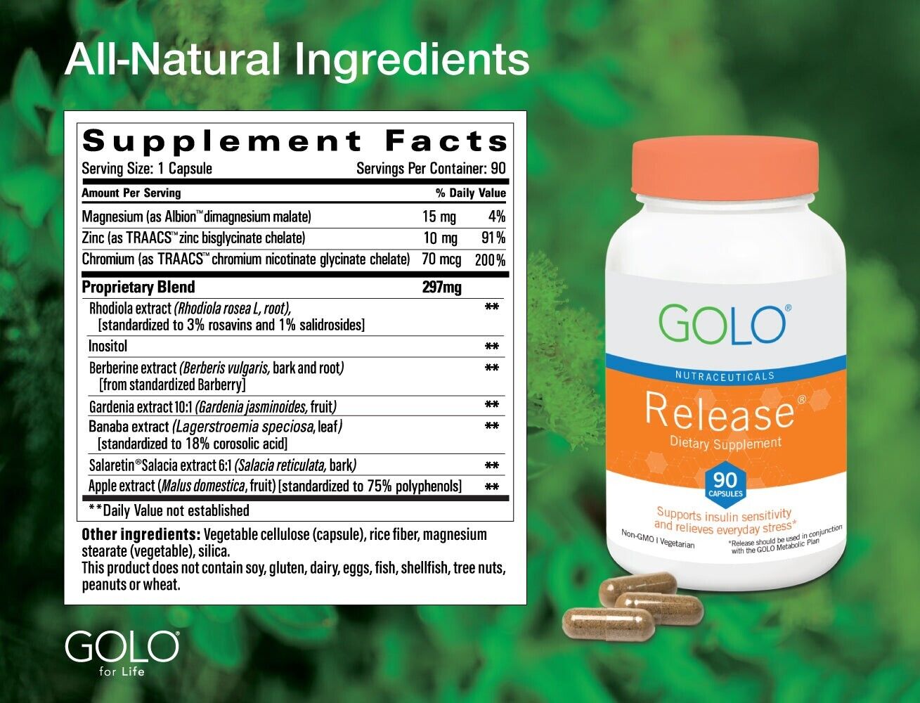 GOLO for Life Plan with Release Supplement Kit