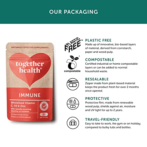 Together Health Immune Complex – Vitamin C, Zinc, Selenium 30 Veggie Caps