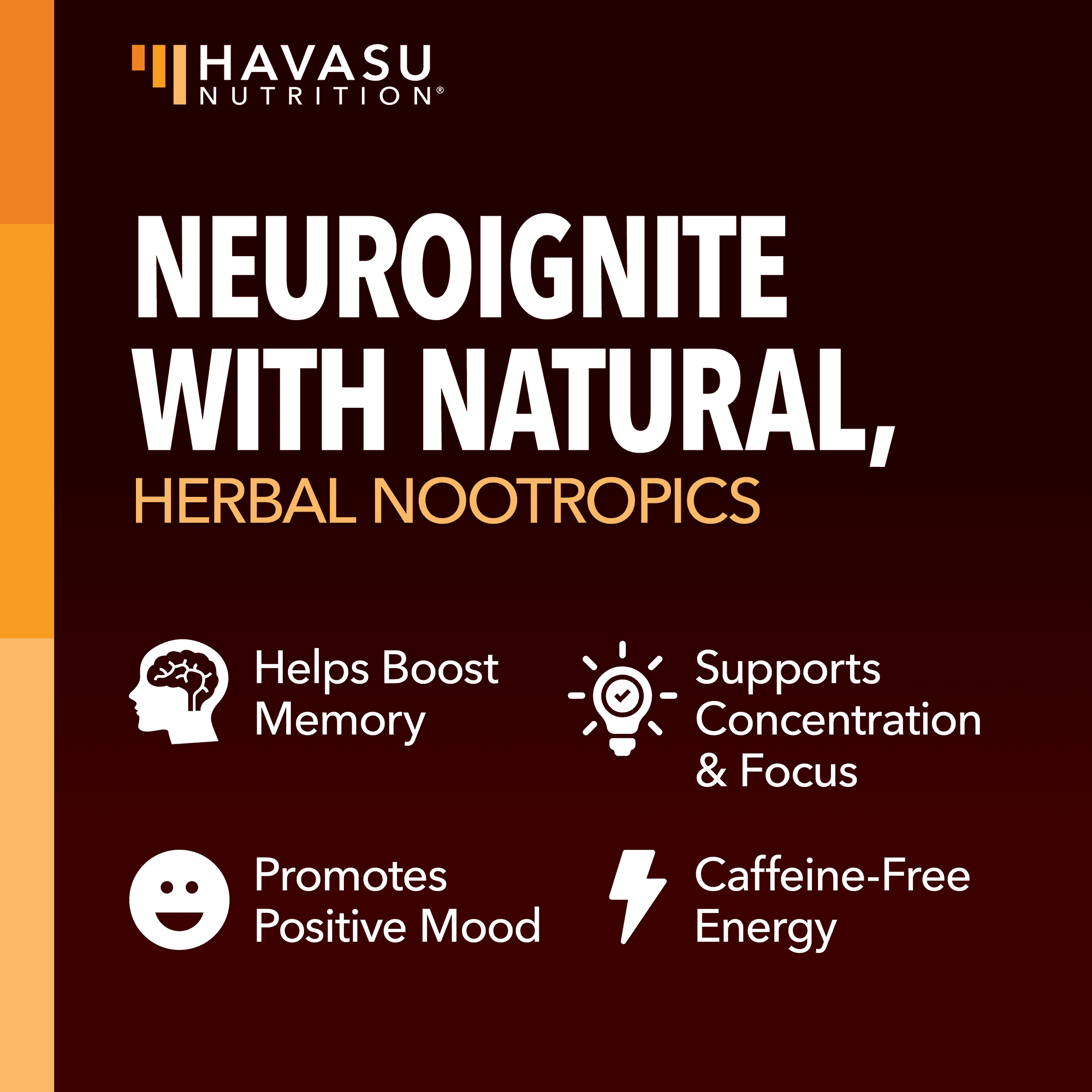 Havasu Memory and Focus Brain Supplement, 60ct