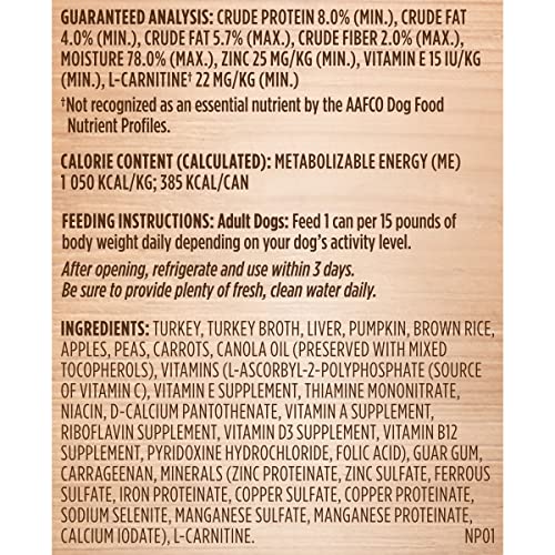 Rachael Ray Nutrish Wet Dog Food, Turkey & Pumpkin