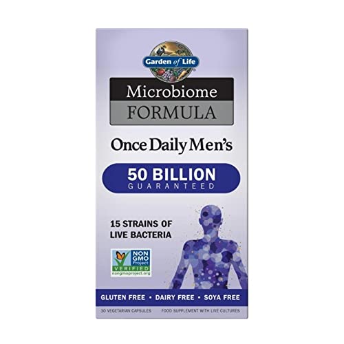 Men's Probiotics with Prebiotic Fiber - 30 Capsules