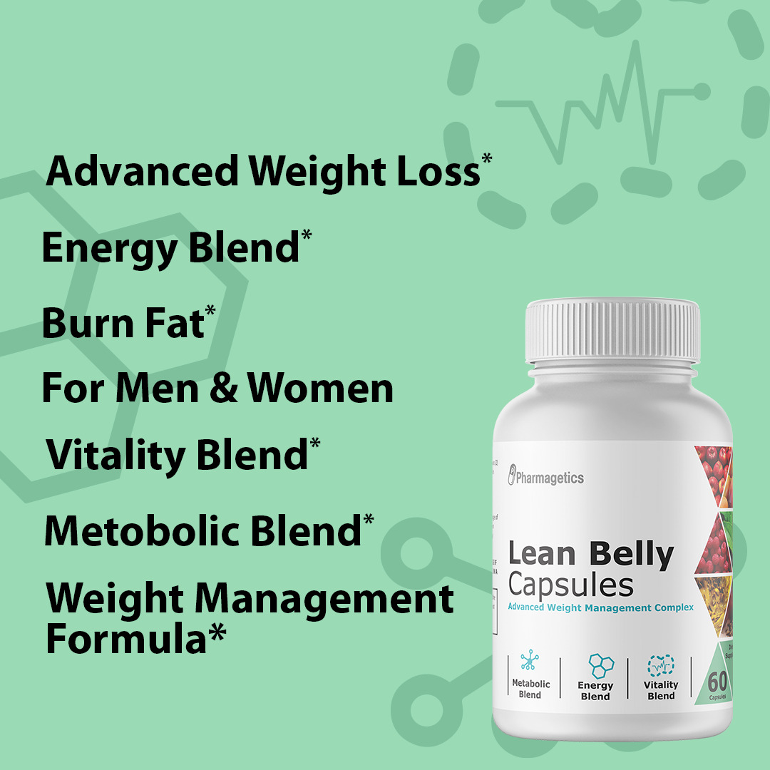 Lean Belly Capsules for Weight Management - 60 Count