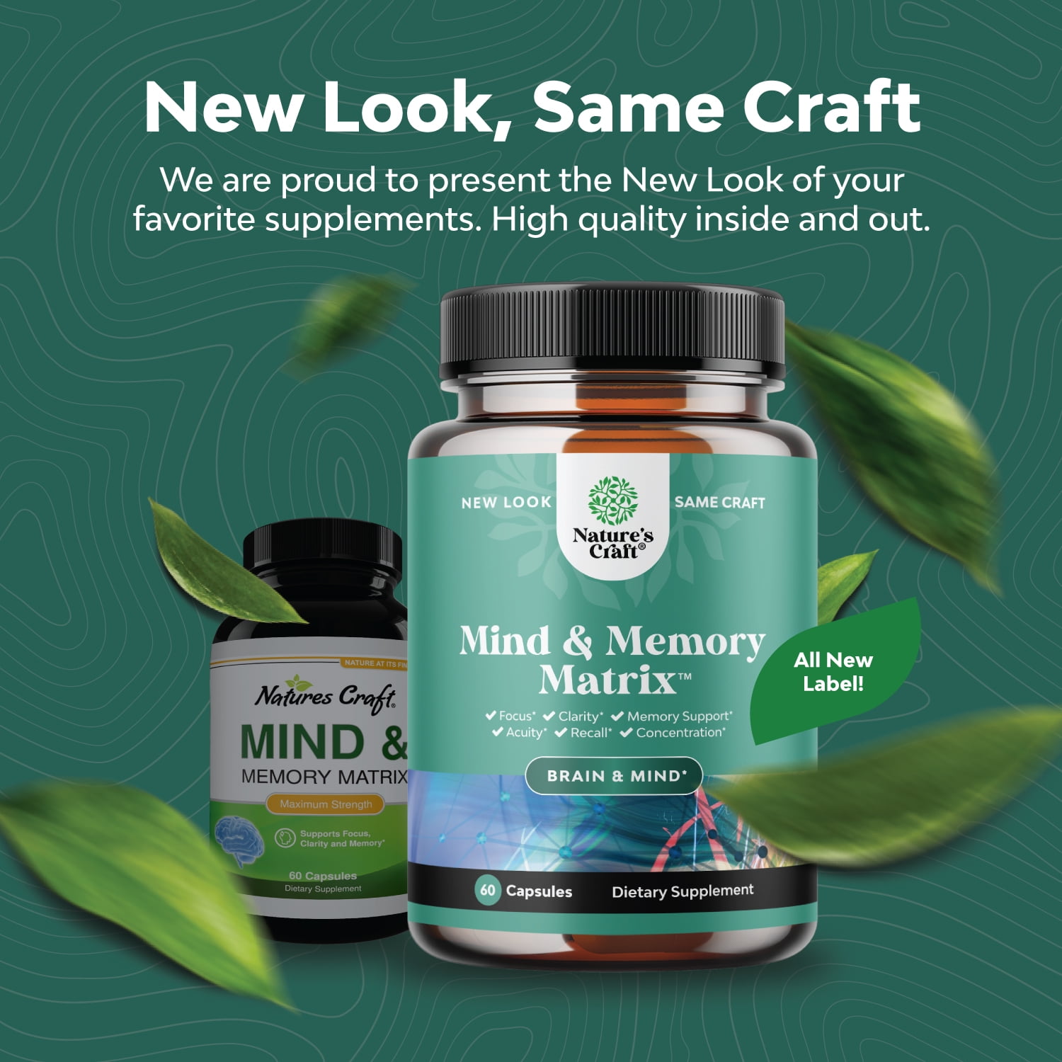 Brain Boosting Supplement for Memory and Focus