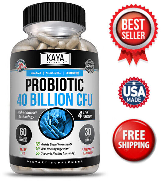 40 Billion CFU Probiotic for Digestive Health