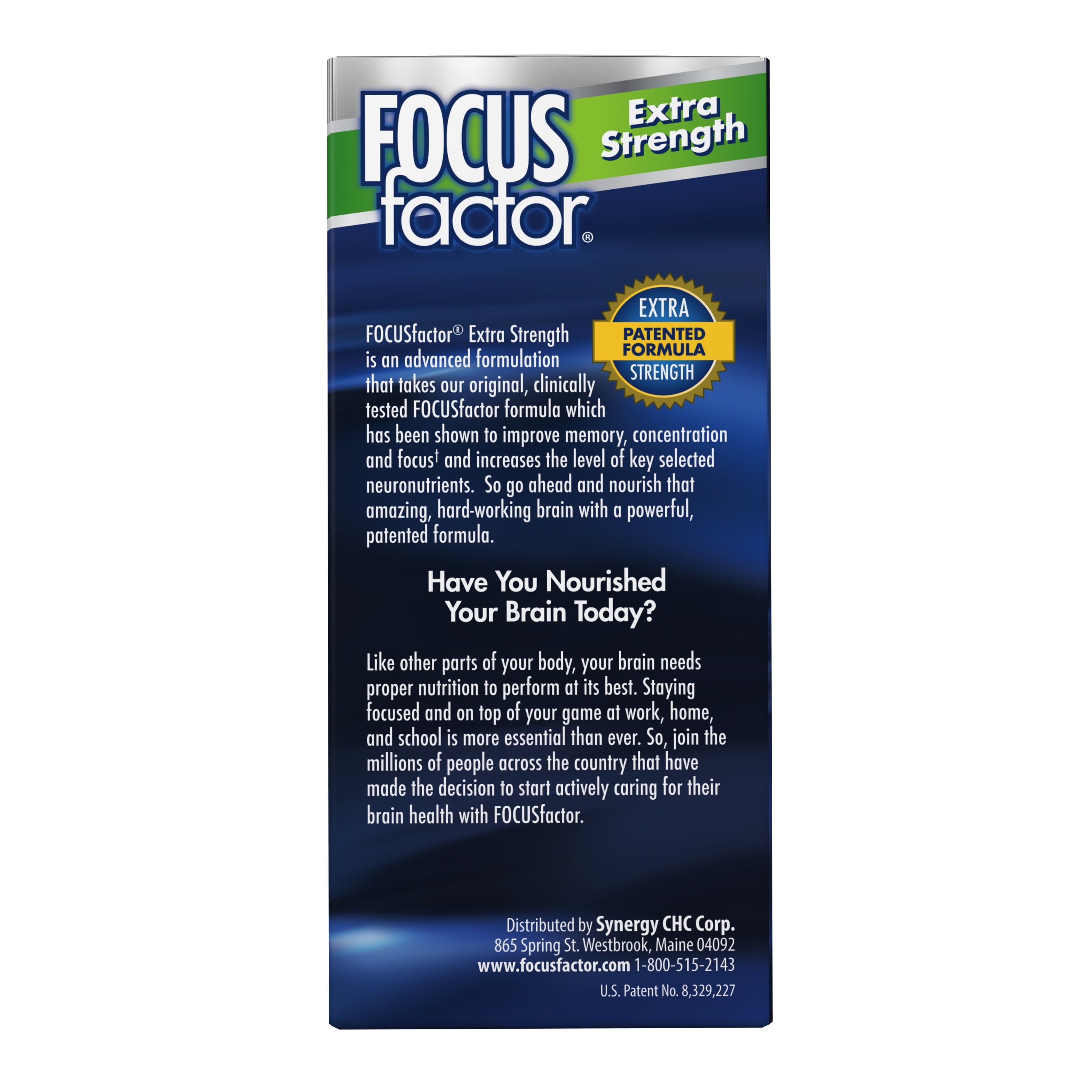 Focus Factor Extra Strength Brain Supplement 60ct
