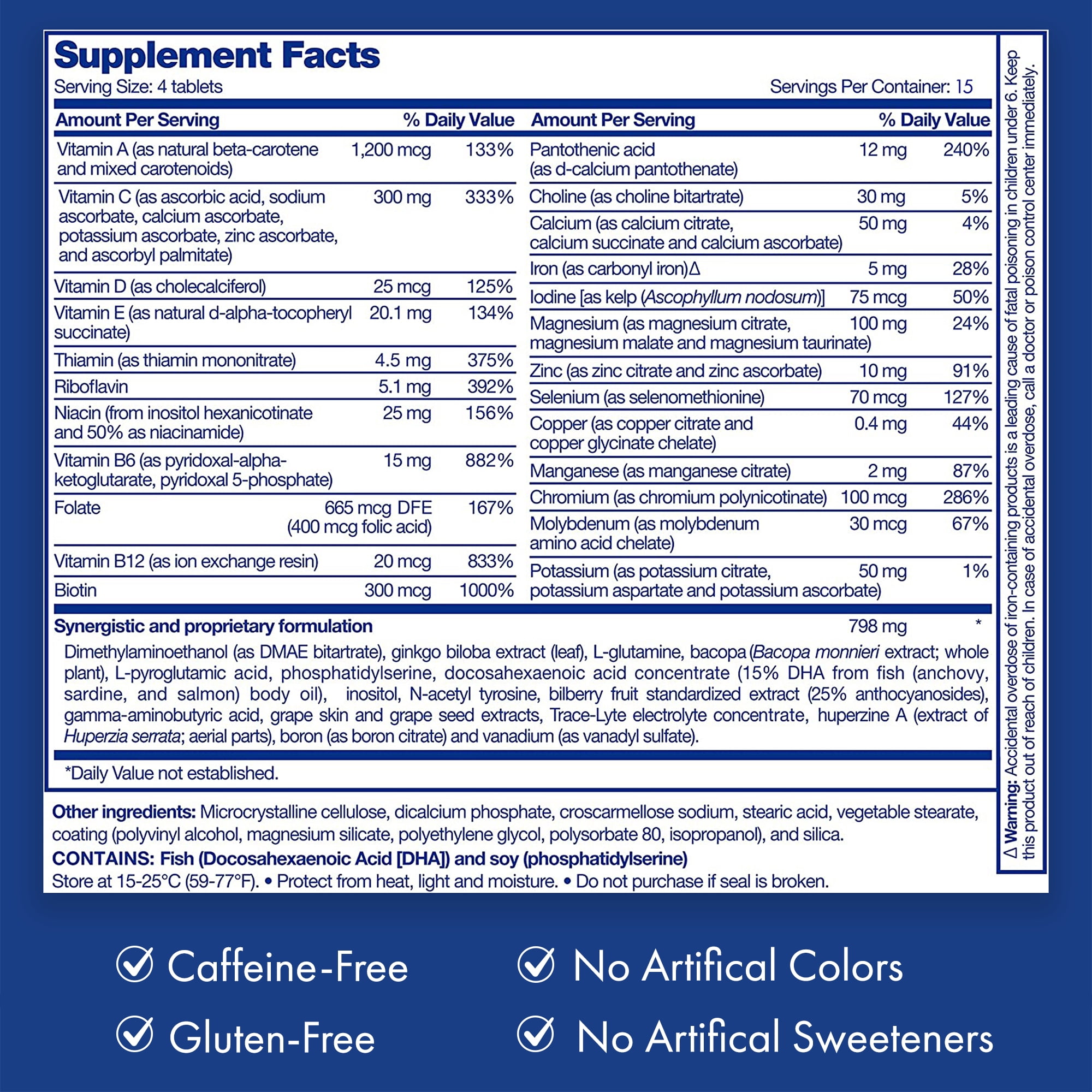 Focus Factor Extra Strength Brain Supplement 60ct