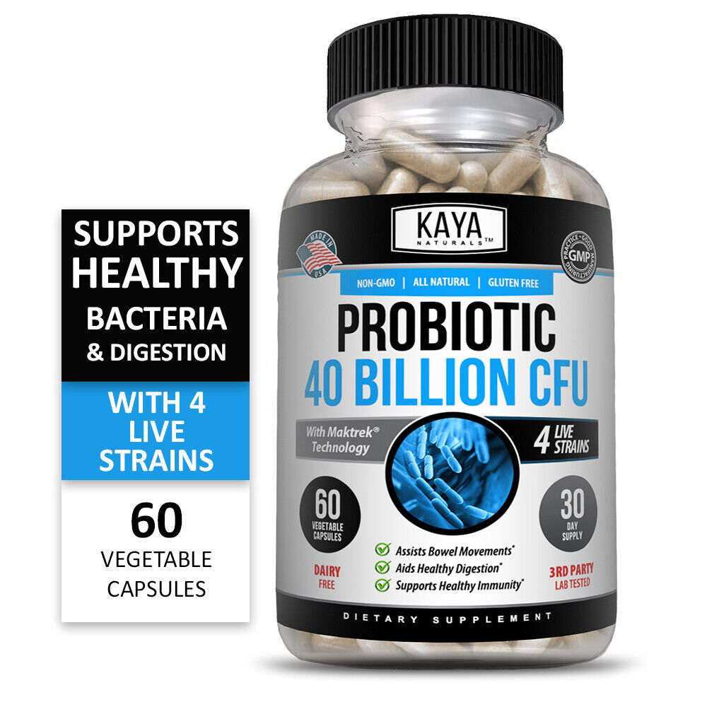 40 Billion CFU Probiotic for Digestive Health